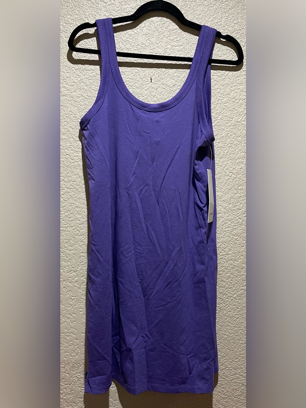 Lululemon NWT Classic Fit Cotton Blend Scoop Dress Charged Indigo Purple Size 8 - Picture 5 of 12